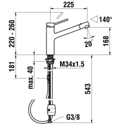 Laufen -Twinplus HF905437441000-