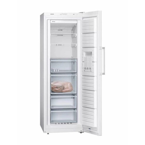 Siemens -GS33NVWEP iQ300 Freistehender Gefrierschrank weiß-