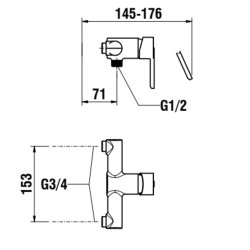 Laufen -Lua H3310810044021-
