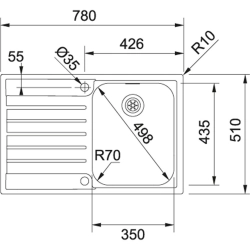 Franke Spülen und Becken -Argos AGX 611-78-