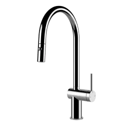 Gessi 60413-031-149-299 Einhebel-Küchenmischer mit Schwenkarm