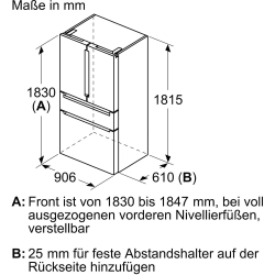 Siemens -KF96RSBEA iQ700 Glassdoor_MultiDoor 183 x 90.6 cm