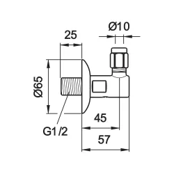 Laufen -Stop valve WI504916100000-
