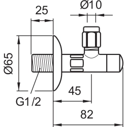 Laufen-Stop valve WI104931100000-