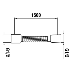 Laufen -Flexible hose HF105650100000-