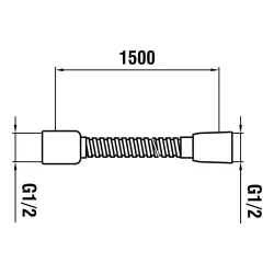 Laufen-Flexible hose HF105650100000-