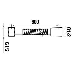 Laufen -Flexible hose HF105653100000-