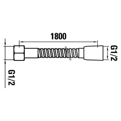 Laufen-Flexible hose HF105662100000-