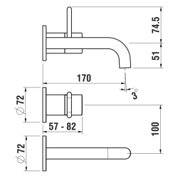 Laufen -Twin HF985680100001-