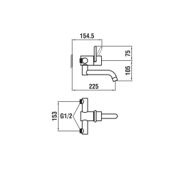 Laufen-Twin HF985485100005-