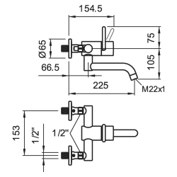Laufen-Twin HF985485100001-