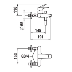 Laufen-Laurin HF500760100000-