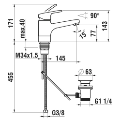 Laufen -Citypro HF500907100000-