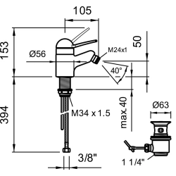 Laufen-Milor HF503406100000-