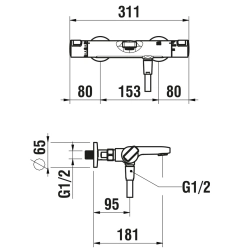 Laufen -Citypro HF500960100000-