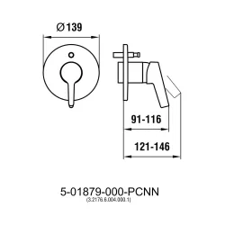 Laufen -Thermofit HF503076100000-