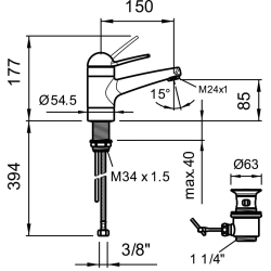 Laufen-Milor HF503400100000-