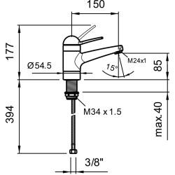 Laufen-Milor HF503403100000-