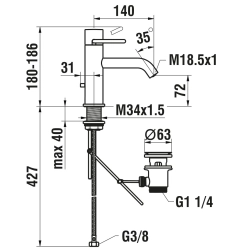 Laufen -Twin HF980343100000-