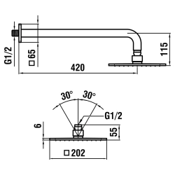 Laufen-Rainshower HF960102100001-