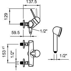 Laufen-Milor HF503450100000-