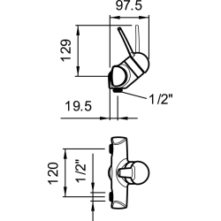 Laufen-Milor HF503452100010-