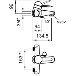 Laufen-Milor HF503460100010-