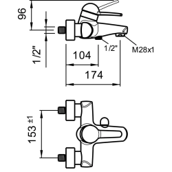 Laufen -Milor HF503460100040-