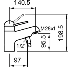 Laufen -Milor HF503467100085-