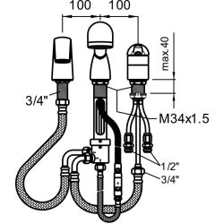 Laufen -Milor HF503483100050-