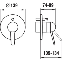 Laufen-Milor HF503489100000-