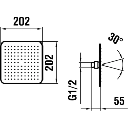 Laufen -Rainshower HF504720100000-