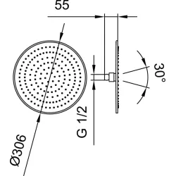 Laufen-Rainshower HF504725100000-