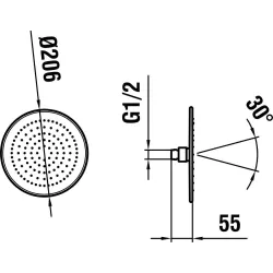 Laufen -Rainshower HF504729100000-