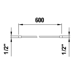 Laufen -Flexible hose HF504764000000-