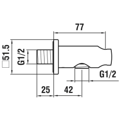 Laufen -Shower accessories HF504773100000-