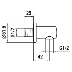 Laufen -Shower accessories HF504776465000-