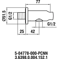 Laufen -Shower accessories HF504778423000-