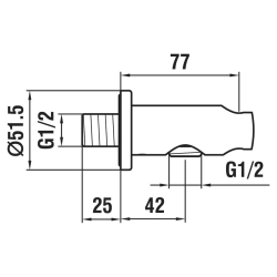 Laufen -Shower accessories HF504778463000-