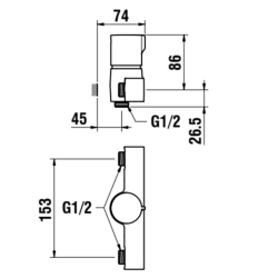 Laufen -Easytouch HF741050100010-