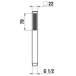 Laufen -CityStick HF939035423000-