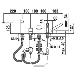 Laufen -Twin HF920654100001-