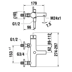 Laufen -Twinplus HF905460100000-
