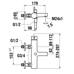 Laufen -Twinplus HF905460100000-
