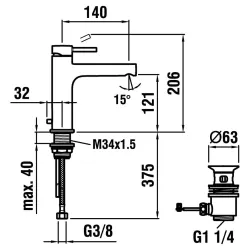 Laufen -Twinplus HF905447100000-