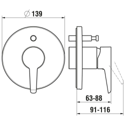 Laufen-Pure HF901789100000-