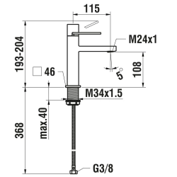 Laufen-Quadriga HF901102441000-