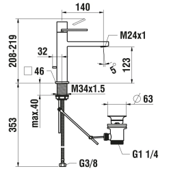 Laufen-Quadriga HF901103441000-