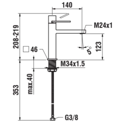 Laufen -Quadriga HF901104100000-