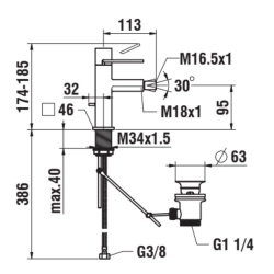 Laufen-Quadriga HF901110100000-